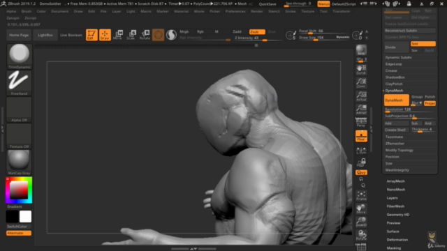 Hard Surface Character Sculpting in ZBrush - Screenshot_02