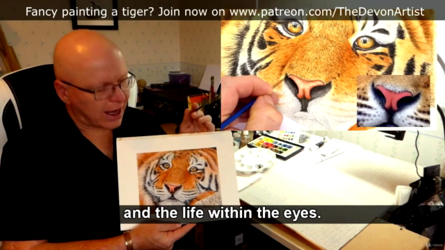 How To Paint a Realistic Tiger in Watercolour, Step by Step! - Screenshot_03