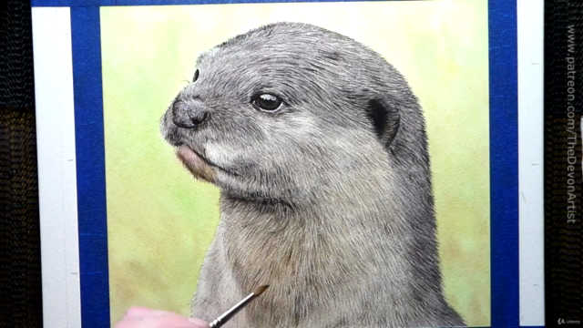How To Paint a Realistic Otter In Watercolour, Step by Step - Screenshot_03