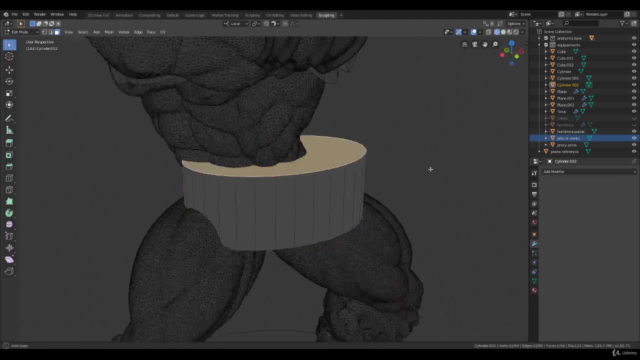 Escultura de miniaturas con Blender 2.8x – Screenshot 2