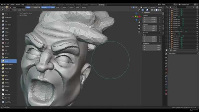 Escultura de miniaturas con Blender 2.8x – Screenshot 4