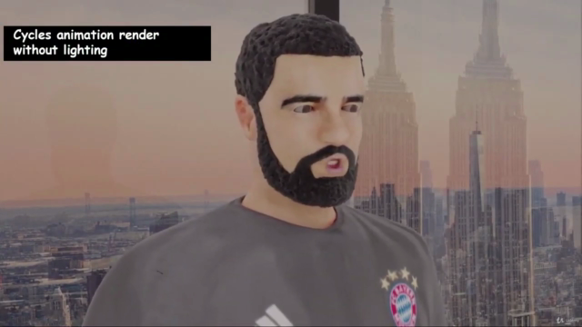 Create & Animate Drake Character in Blender – Screenshot 1