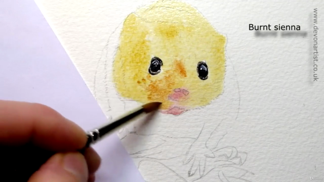 How To Paint in Watercolour a Realistic, Cute Harvest Mouse! - Screenshot_02