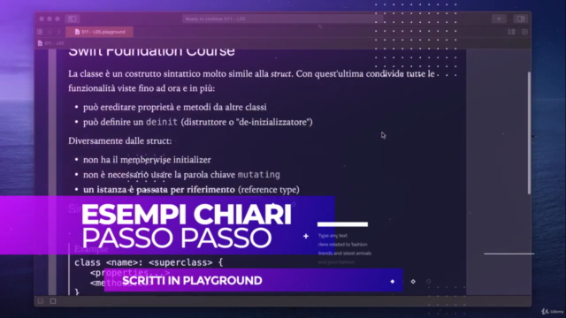 Swift Foundation: impara da zero il linguaggio Swift - Screenshot_03