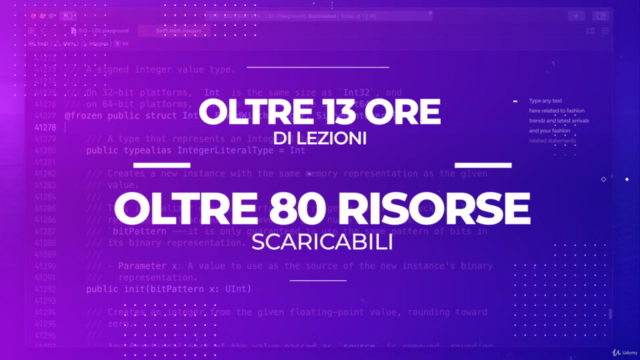 Swift Foundation: impara da zero il linguaggio Swift - Screenshot_04