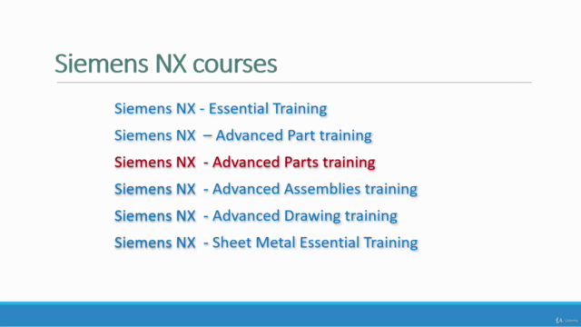 Siemens NX 1899 - Advanced Part Training - Screenshot_04