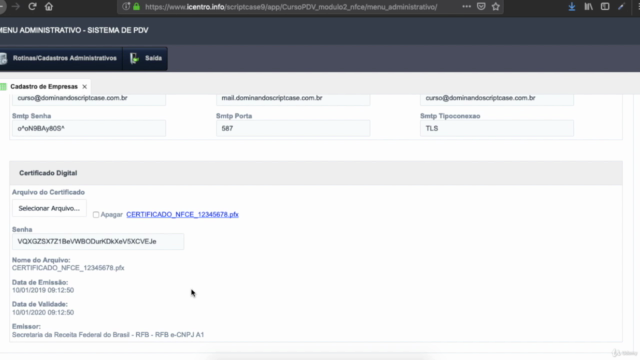 Emissor de NFCe com o Scriptcase - Screenshot_02