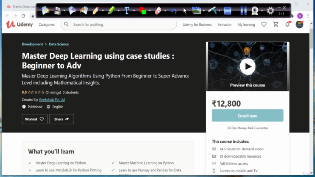 Master Deep Learning using Case Studies : Beginner-Advance - Screenshot_01