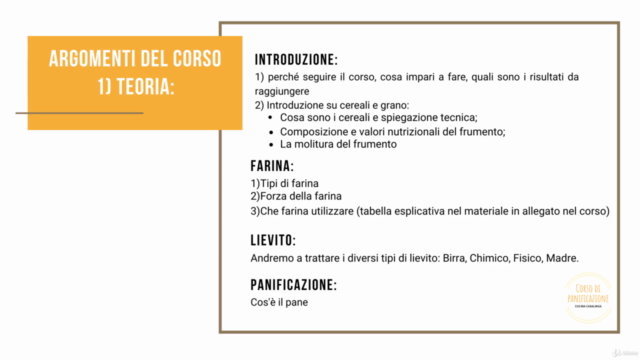 Corso di panificazione-Tecniche e teoria per creare il Pane - Screenshot_01