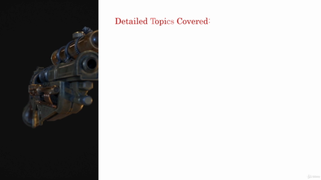 Real Time Game Asset Steam Punk Gun in Blender - Screenshot_02