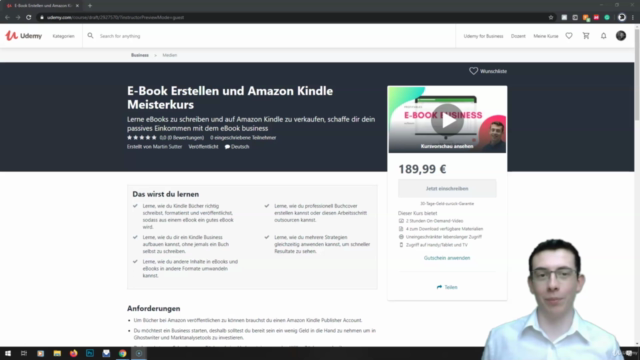 E-Book Erstellen und Amazon Kindle Meisterkurs - Screenshot_03