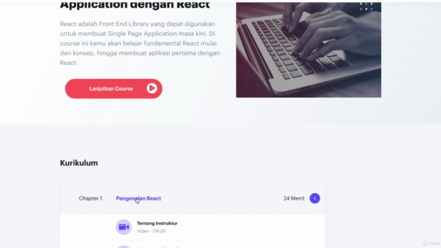 Membuat Single Page Application dengan React - Screenshot_01