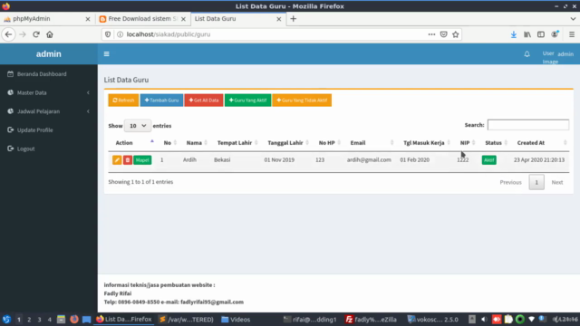 Tutorial membuat SIAKAD dengan Framework Laravel 5.8 - Screenshot_02