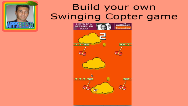 Game Reskinning. iOS Swing Copters* Source Code Template - Screenshot_02