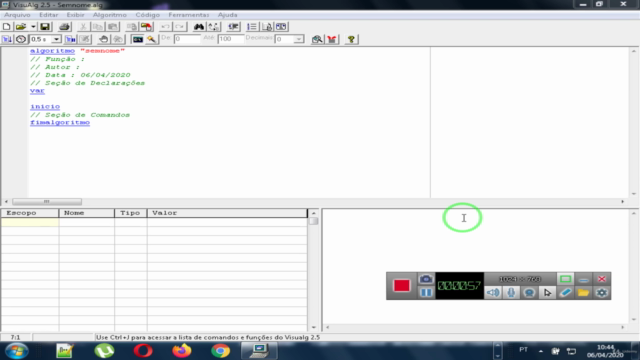 Estude lógica de programação com Visualg - Screenshot_03