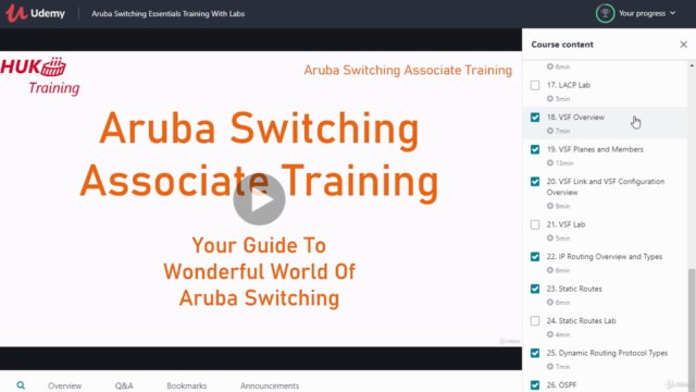 Aruba Switching Training With Labs For ACA ACSA ACSP HPE - Screenshot_02