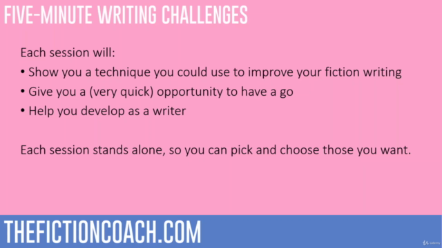Five-minute creative writing challenges - basic course - Screenshot_01