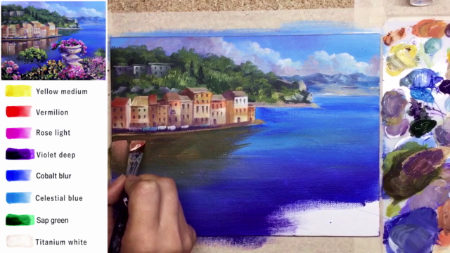 Acrylic lesson - Mediterranean city - Landscape - Screenshot_02