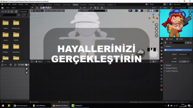 Blender 2.82 Karakter Modelleme ve Animasyon Eğitimi - Screenshot_04