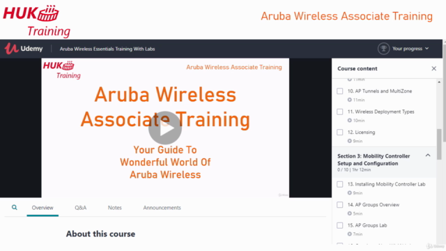 Aruba Wireless Training With Labs For ACA ACMA ACMP - Screenshot_02