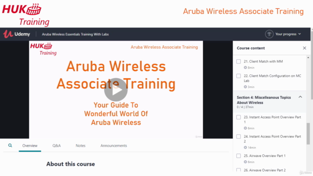 Aruba Wireless Training With Labs For ACA ACMA ACMP - Screenshot_03