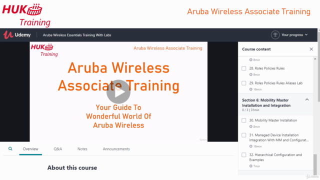 Aruba Wireless Training With Labs For ACA ACMA ACMP - Screenshot_04