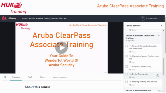 Aruba ClearPass Associate Training With Labs ACNSA ACCA - Screenshot_02