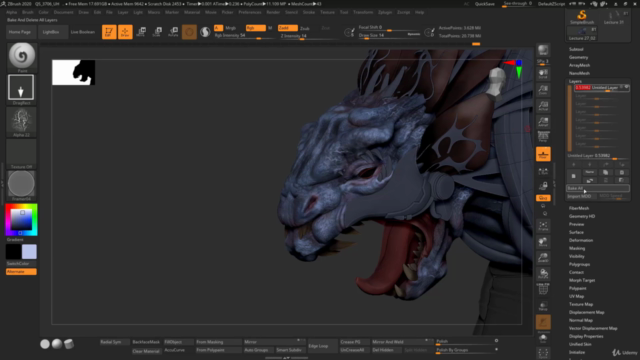 Hard Surface Creature Creation in Zbrush | Intermediate User - Screenshot_03