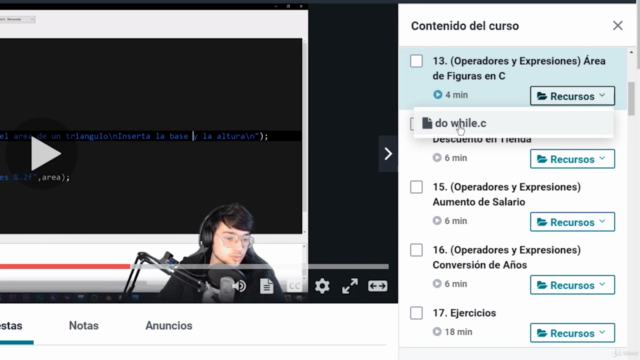 Programación en C de Cero a Experto con Estructuras de Datos - Screenshot_03