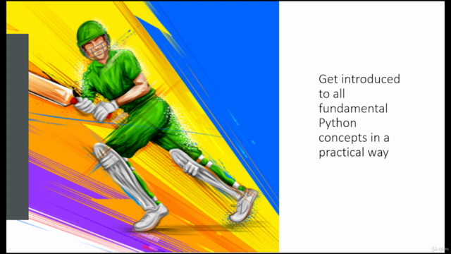 Code a cricket game: Learn Python programming through sports - Screenshot_01