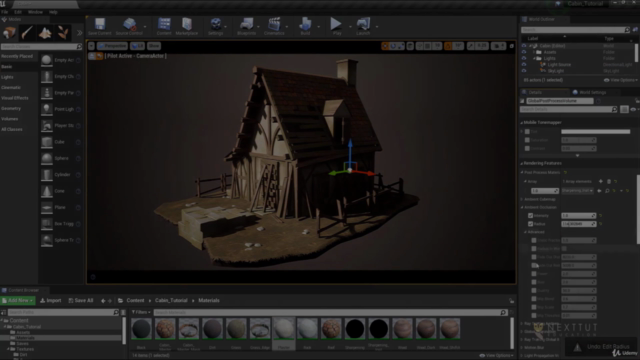 Creating a Realistic Cabin House for Game in Blender - Screenshot_04