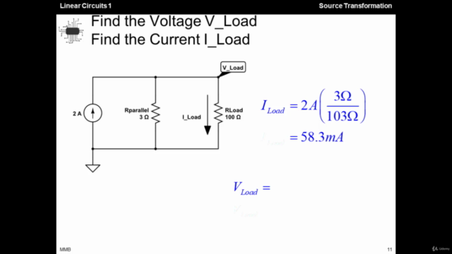 Linear Circuits 1 - 18 - Source Transformation - Screenshot_02