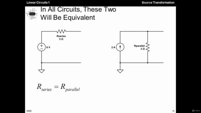 Linear Circuits 1 - 18 - Source Transformation - Screenshot_04