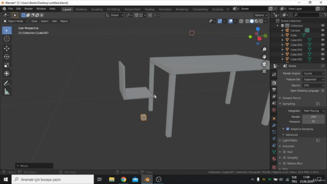 Blender 2.93 ile Sıfırdan Modelleme Öğrenin - Screenshot_01