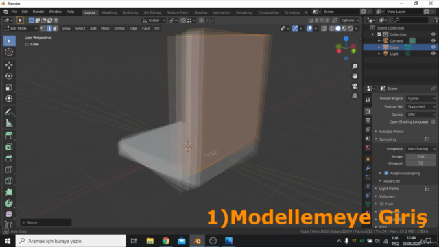 Blender 2.93 ile Sıfırdan Modelleme Öğrenin - Screenshot_02