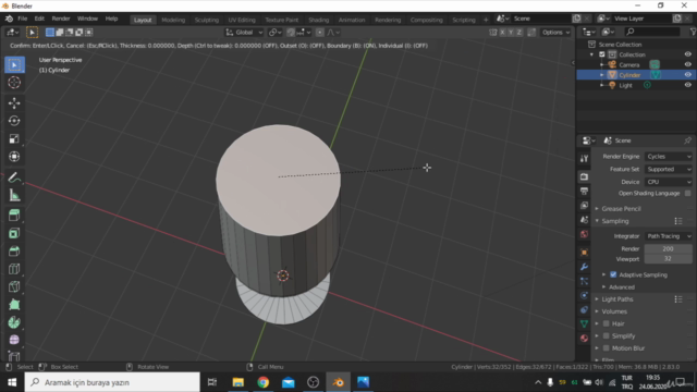 Blender 2.93 ile Sıfırdan Modelleme Öğrenin - Screenshot_03