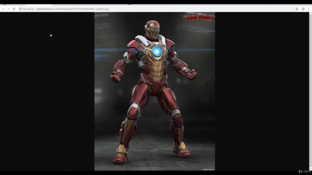 Modeling Iron Man HeartBreaker with 3ds Max 2020 - Screenshot_03