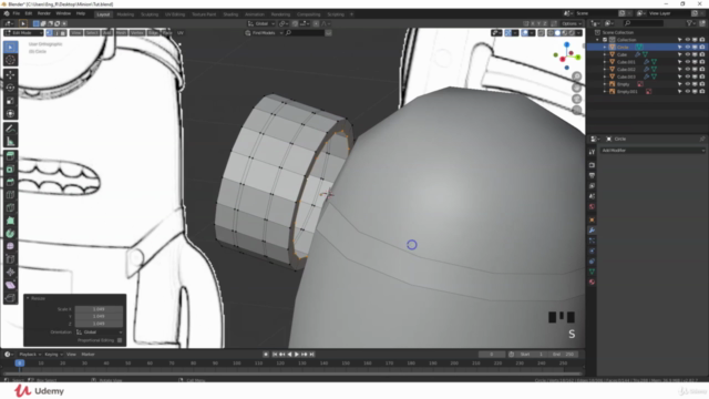 Create a 3D character in Blender from scratch - Screenshot_01