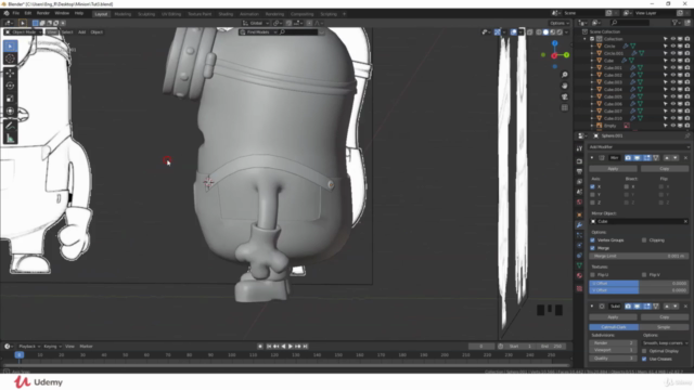Create a 3D character in Blender from scratch - Screenshot_03