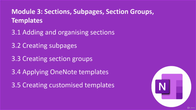 Microsoft OneNote (365,2019,2016,2010) Beginner to Advanced - Screenshot_02