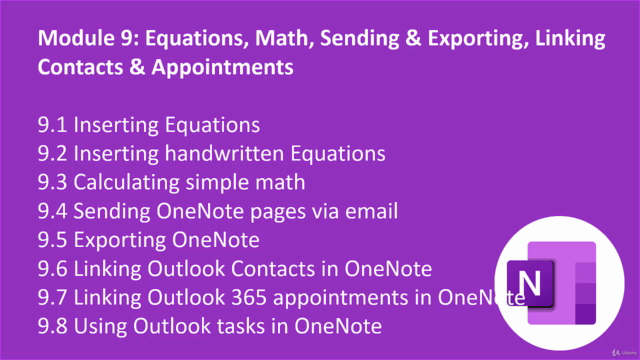 Microsoft OneNote (365,2019,2016,2010) Beginner to Advanced - Screenshot_04