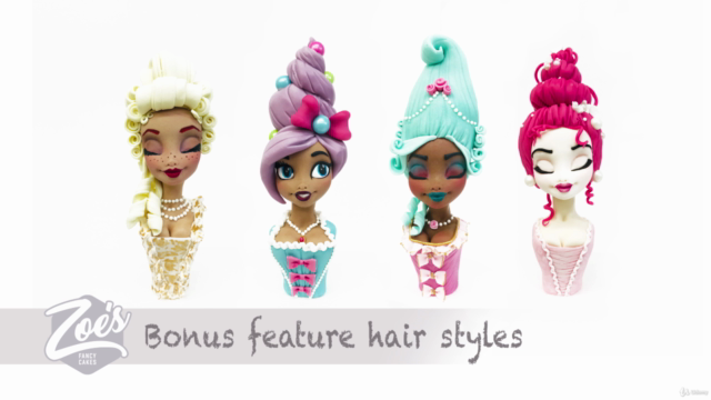 How to make sugar craft hair styles for your models - Screenshot_04