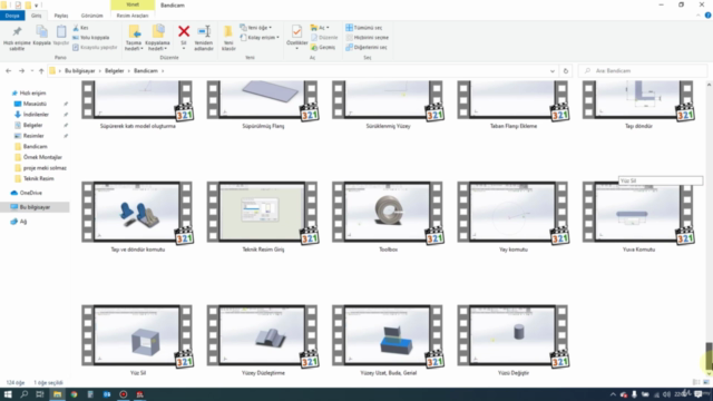SolidWorks : Sıfırdan Uygulamalı Eğitim Seti - Screenshot_04