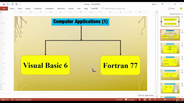 تطبيقات الحاسب 1 - البرمجة بالفورتران 77 و الفيجوال بيزك 6 - Screenshot_04