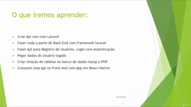 Aprenda Criar App completo com React-Native e Api em Laravel - Screenshot_01