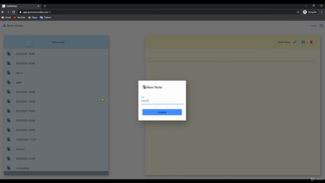 Flutter web: aplicaciones web responsivas y firebase cloud - Screenshot_01
