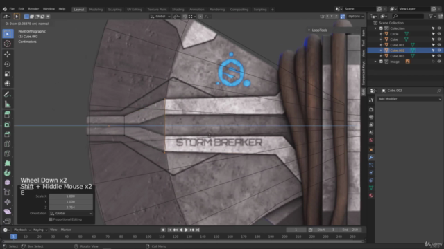 Blender: create Thor's Stormbreaker from start to finish - Screenshot_02