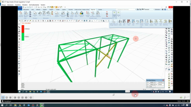 İdeCad Statik: Sıfırdan Pro. Eğitim Çelik Konstrüksiyon - Screenshot_03