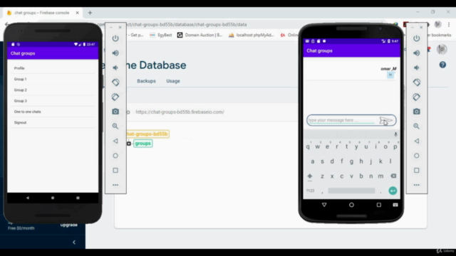 Build chat app, android studio (java) with firebase & SQLite - Screenshot_03
