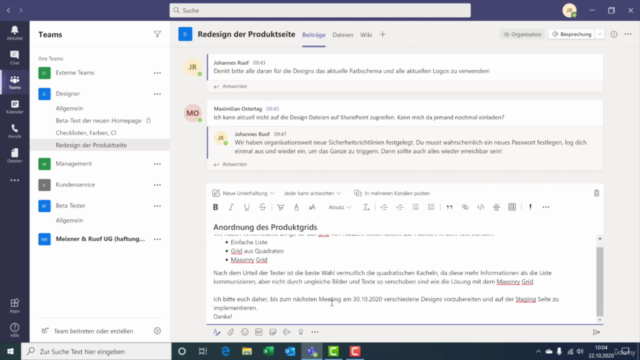 Microsoft Teams Komplettkurs - Vom Einsteiger zum Profi - Screenshot_02